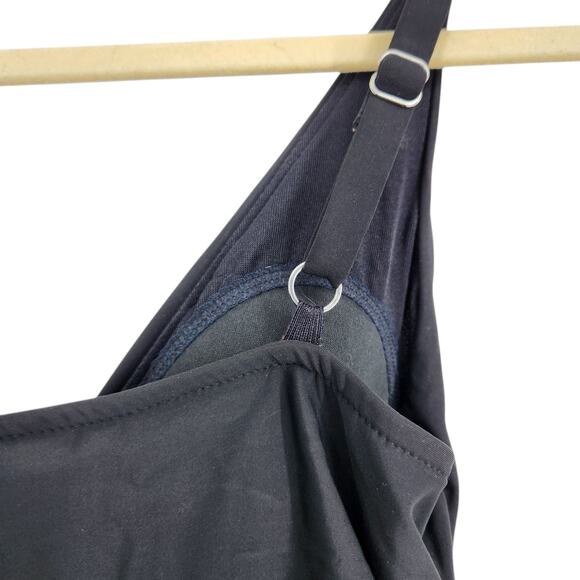 MagicSuit Celine Black One Piece Sarong Tummy Control Swim Suit Swim Dress SZ 12 - Picture 6 of 7